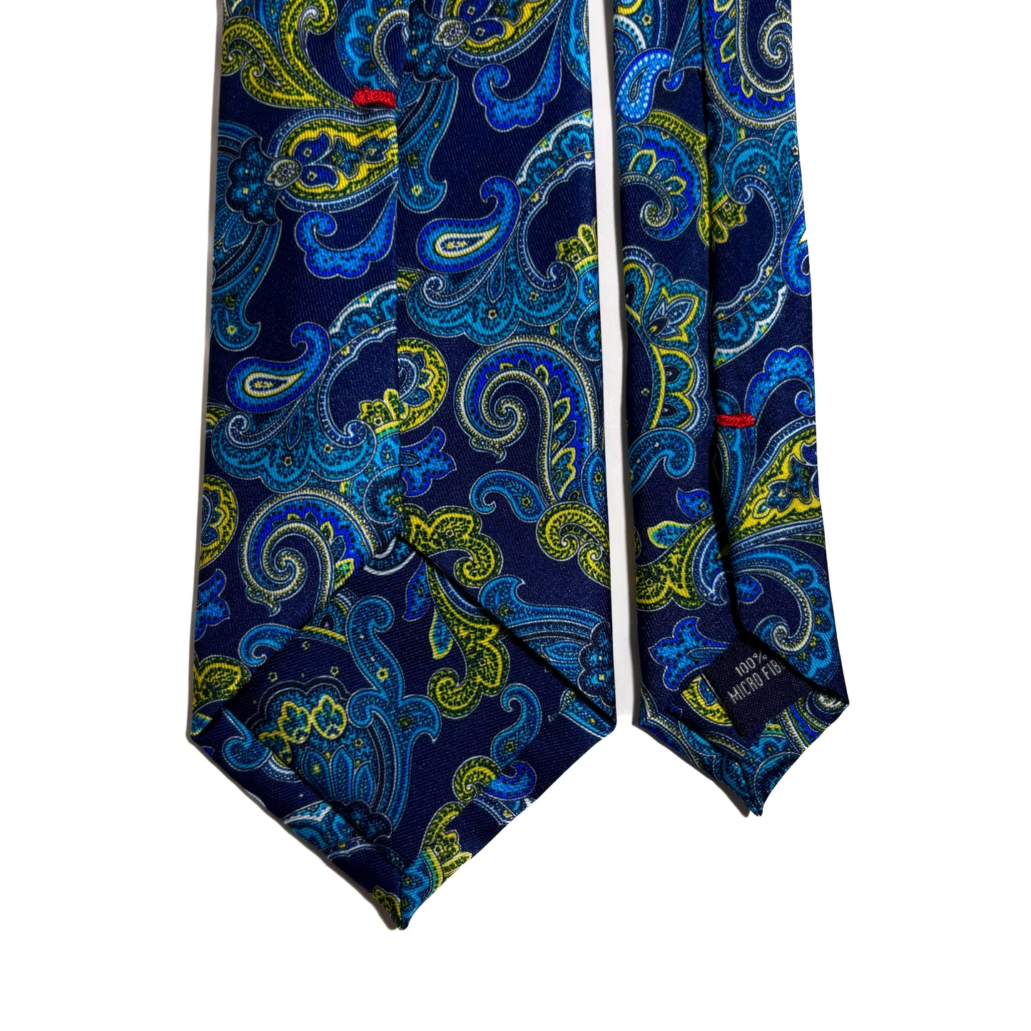 Stormy Seas Blue Paisley Printed Tie