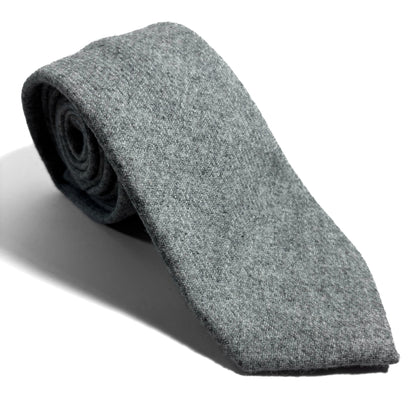 Light Gray Wool Tie