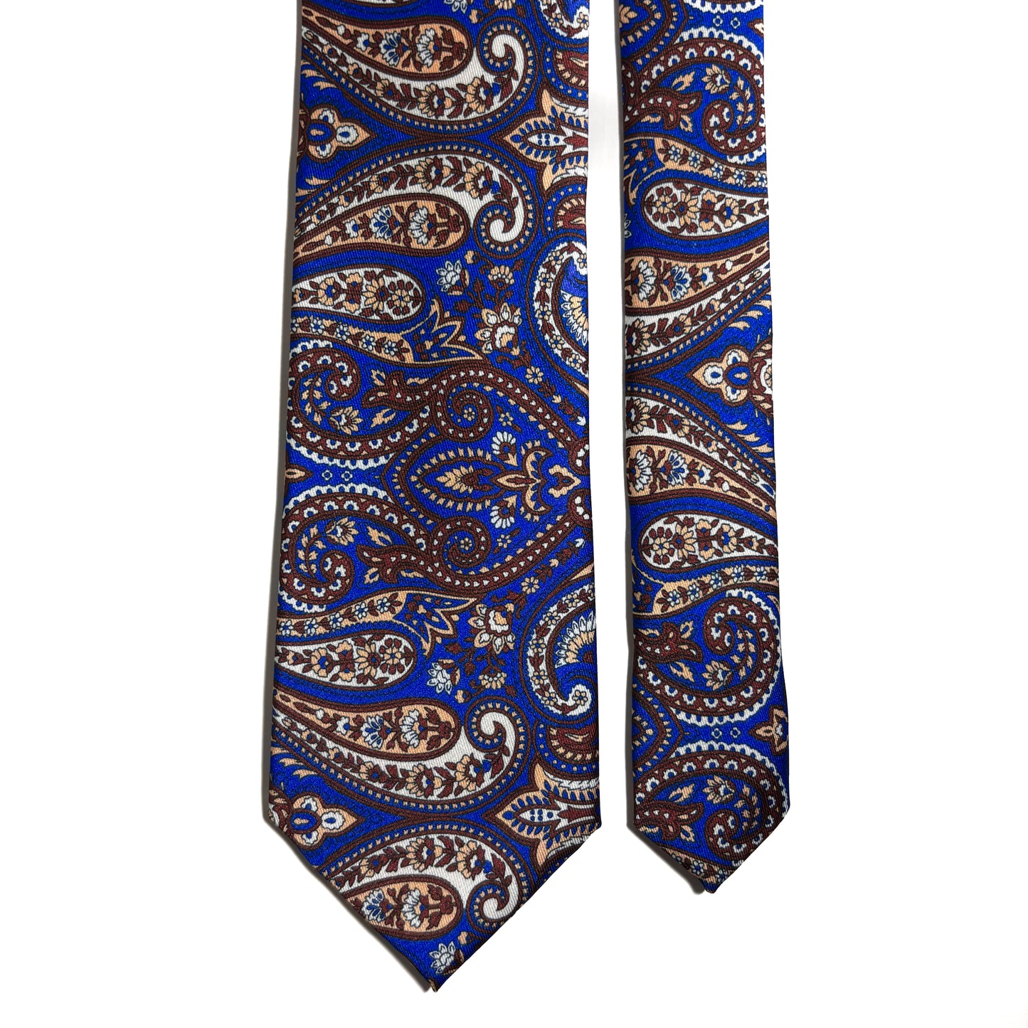 Royal Blue Large Paisley Printed Tie