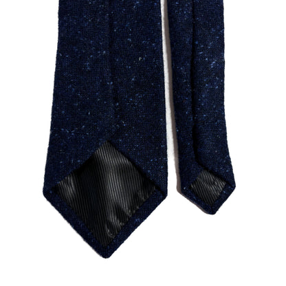 Navy Blue Fleck Wool Tie