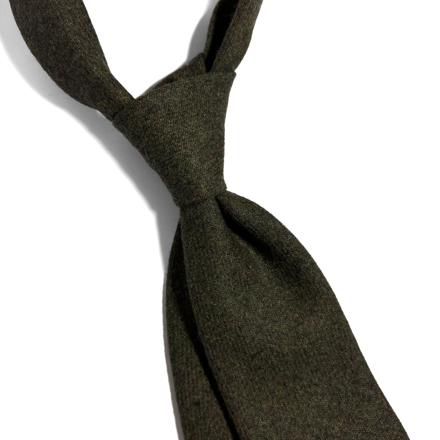 Moss Green Wool Tie