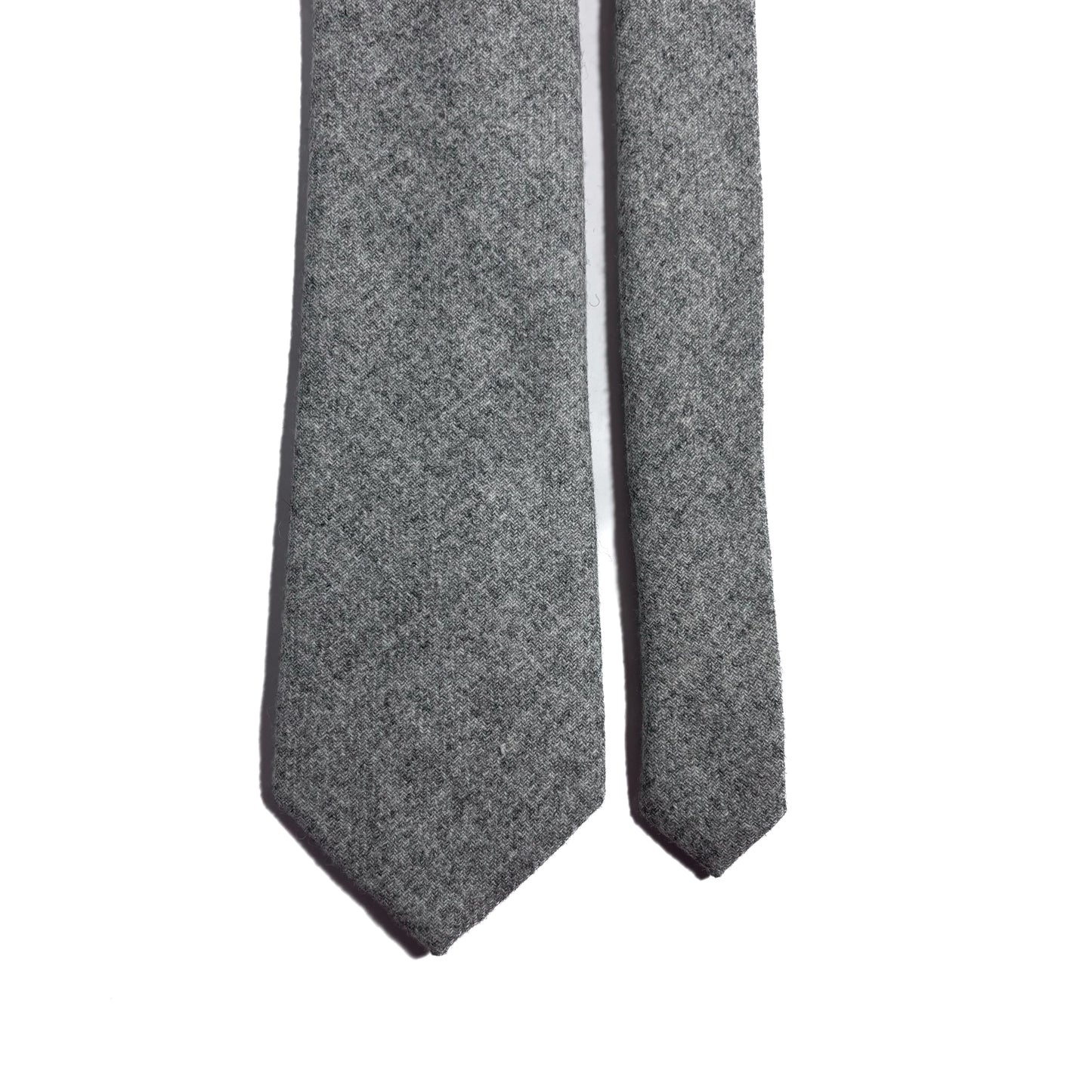 Light Gray Wool Tie