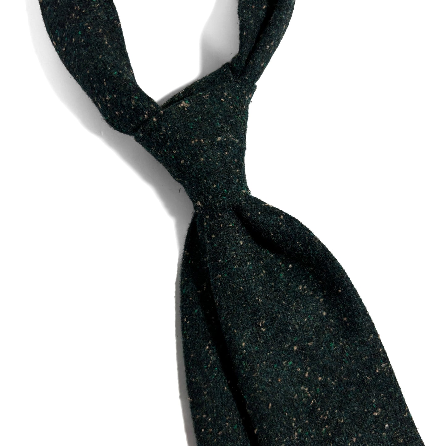 Forest Green Fleck Wool Tie