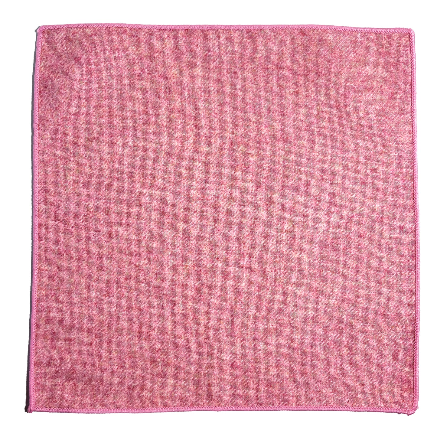 Pink Wool Pocket Square