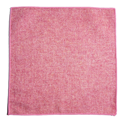 Pink Wool Pocket Square