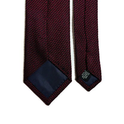 Burgundy Silk Grenadine Tie (Handmade)